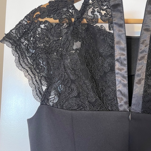 Short black lace dress, sz 12/14 Vince Camuto - Picture 10 of 12